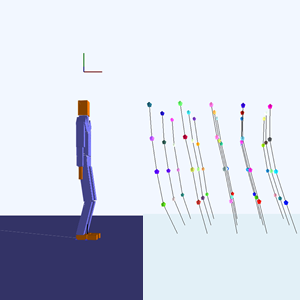 Maintain Biped Balance Through Inverted Pendulum Model