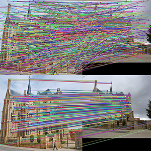 Camera Calibration and Fundamental Matrix Estimation with RANSAC