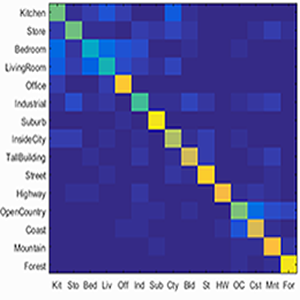 Scene Recognition with Bag of Words and Linear and Nonlinear SVM
